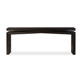 Matthes Console Table - 79" in Smoked Black Veneer from Four Hands - Luna Furniture