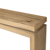Matthes Console Table - 79" in Worn Oak Veneer from Four Hands - Luna Furniture