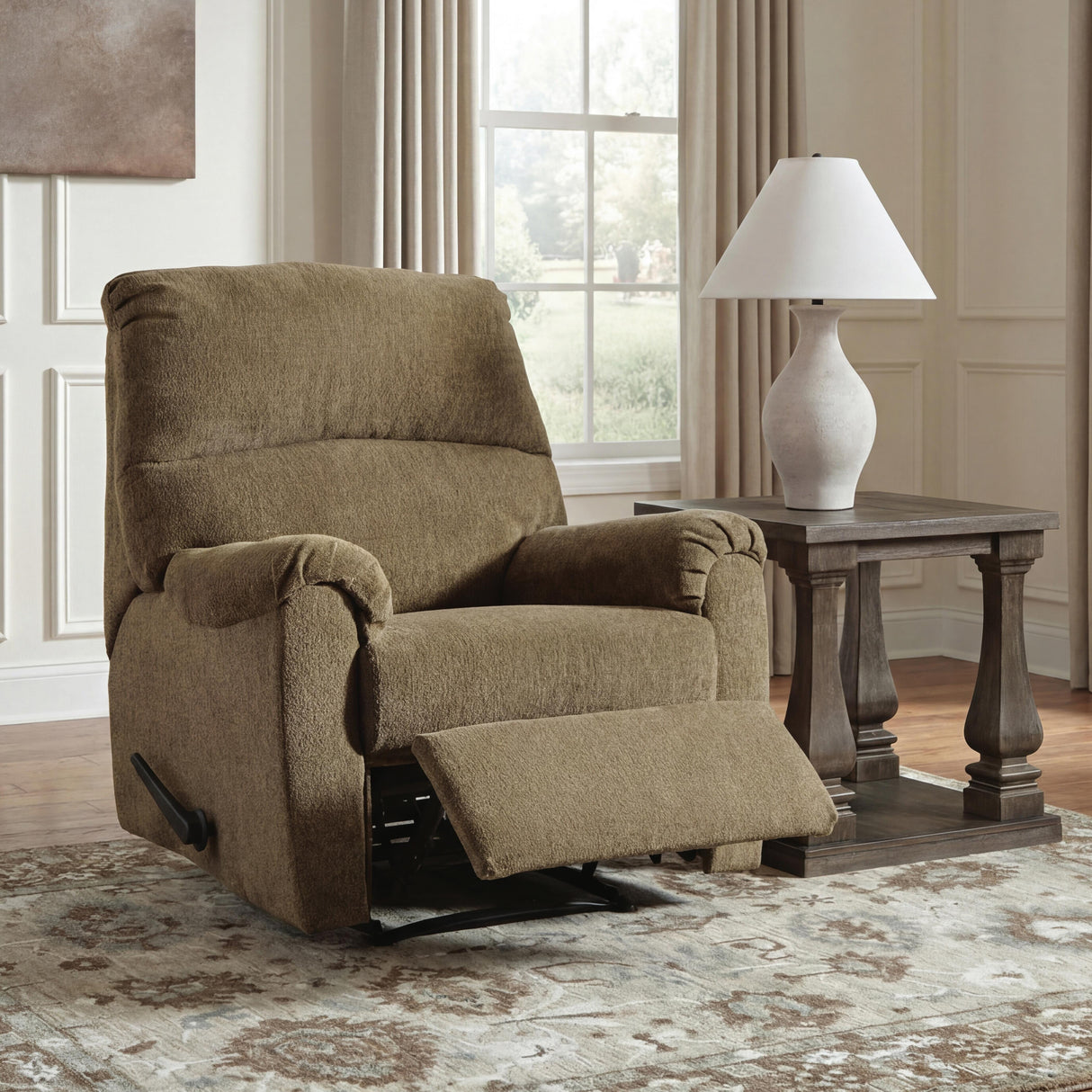 Nerviano Mocha Recliner