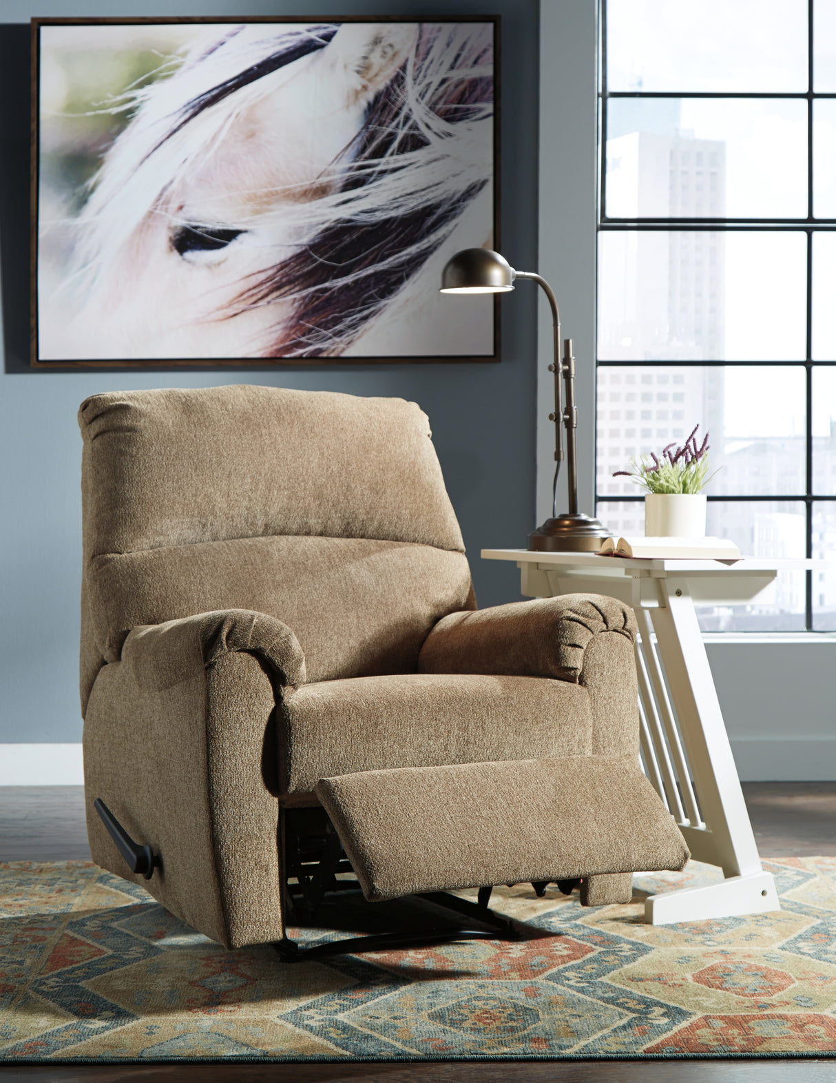 Nerviano Mocha Recliner from Ashley Furniture - Luna Furniture