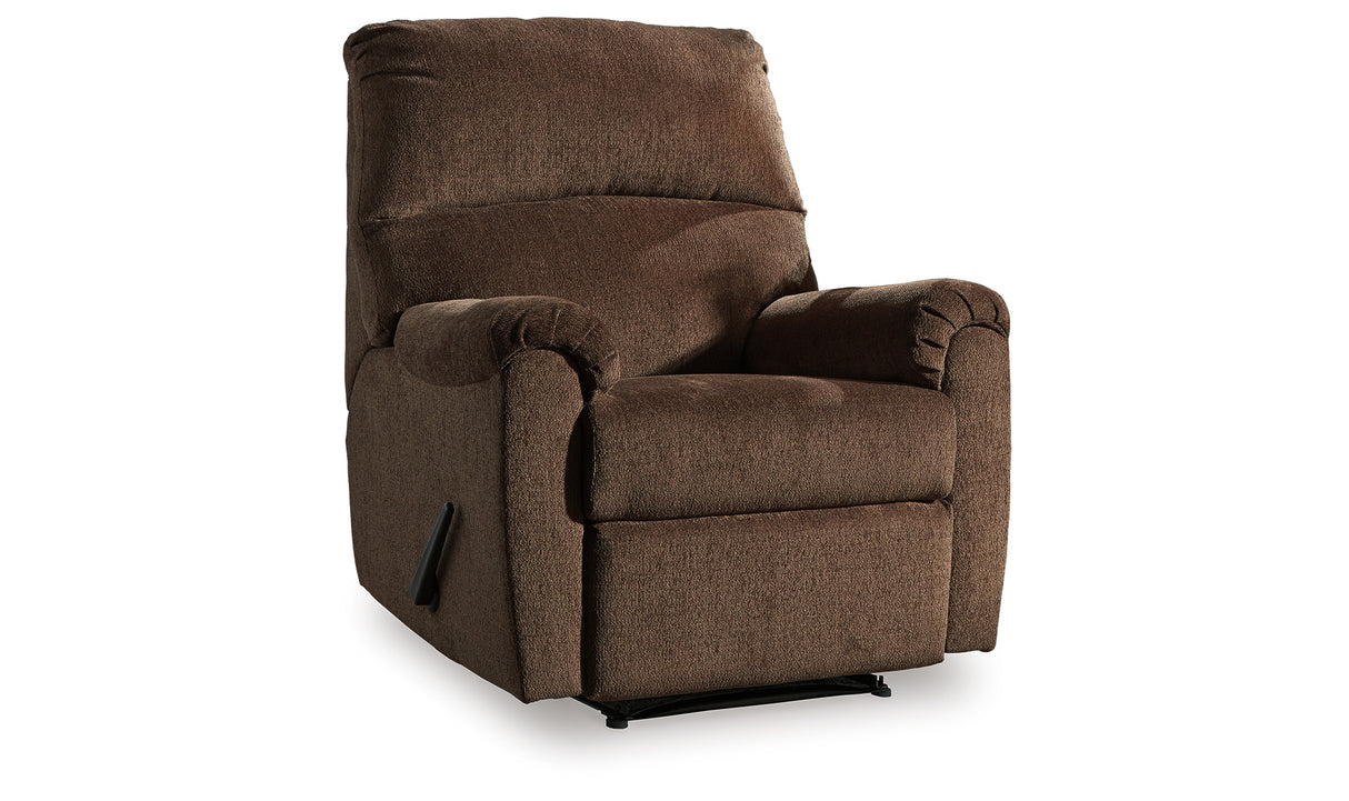 Nerviano Chocolate Recliner from Ashley Furniture - Luna Furniture