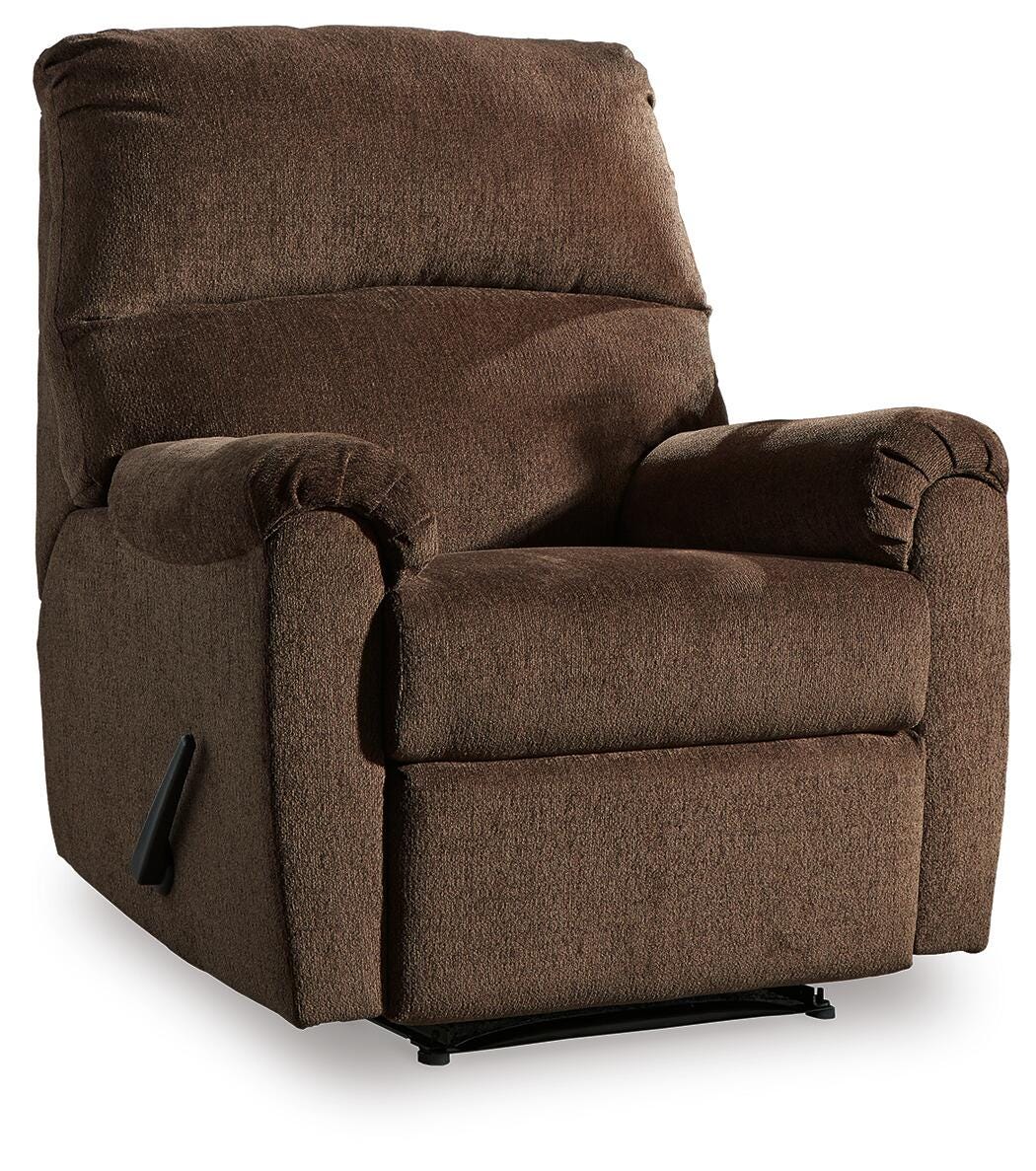 Nerviano Chocolate Recliner from Ashley Furniture - Luna Furniture
