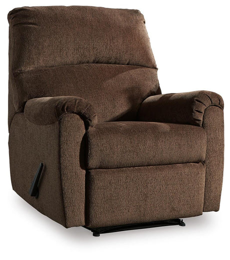 Nerviano Chocolate Recliner from Ashley Furniture - Luna Furniture