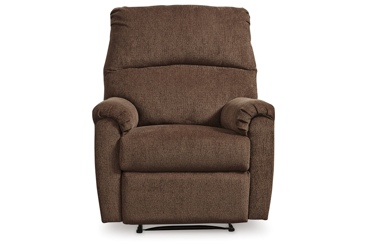 Nerviano Chocolate Recliner from Ashley Furniture - Luna Furniture