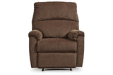 Nerviano Chocolate Recliner from Ashley Furniture - Luna Furniture