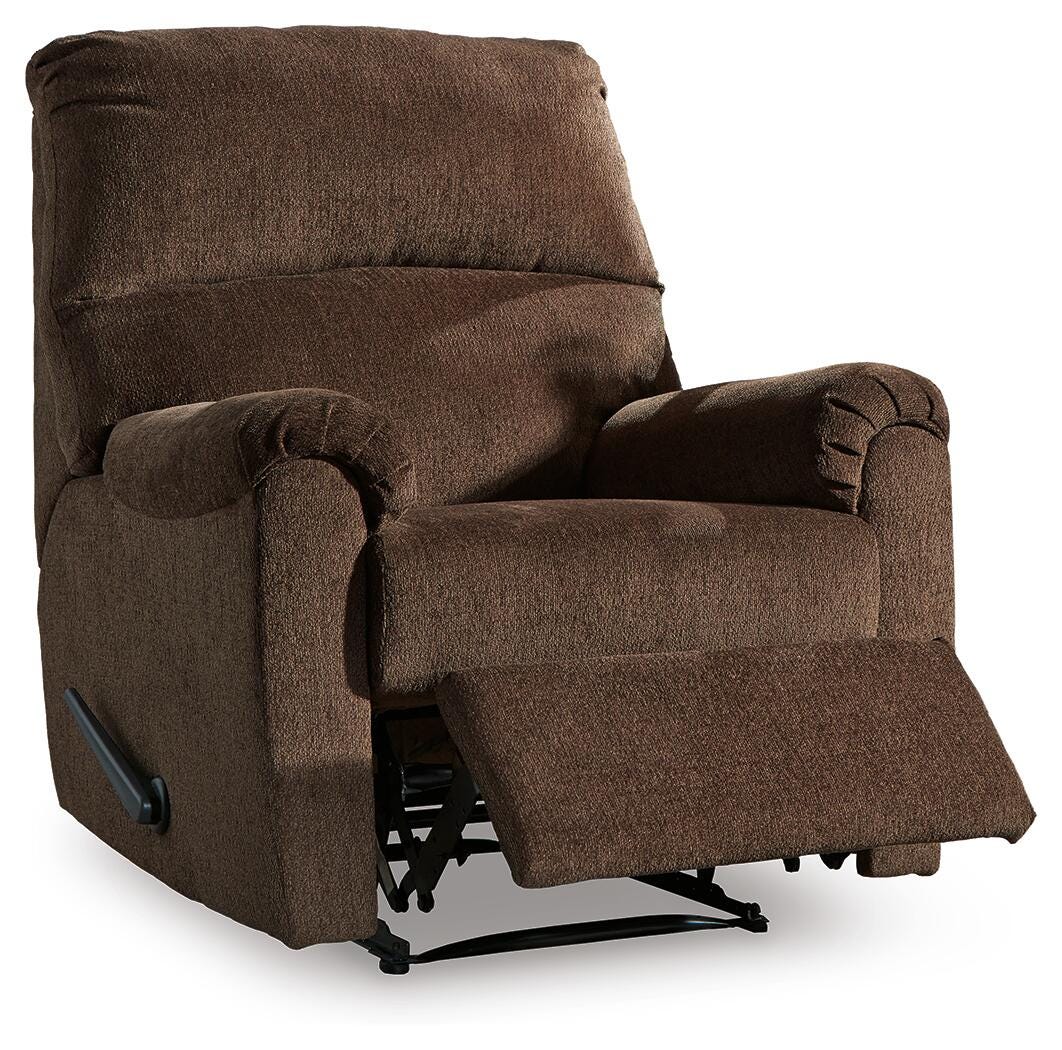 Nerviano Chocolate Recliner from Ashley Furniture - Luna Furniture