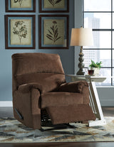 Nerviano Chocolate Recliner from Ashley Furniture - Luna Furniture