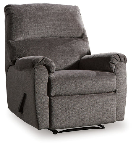 Nerviano Gray Recliner from Ashley Furniture - Luna Furniture