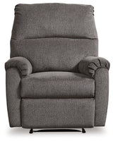 Nerviano Gray Recliner from Ashley Furniture - Luna Furniture