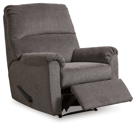 Nerviano Gray Recliner from Ashley Furniture - Luna Furniture