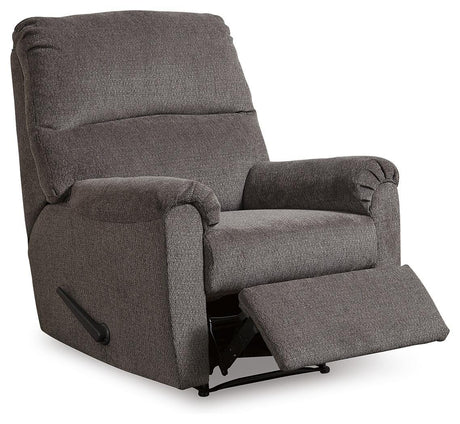 Nerviano Gray Recliner from Ashley Furniture - Luna Furniture