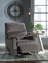 Nerviano Gray Recliner from Ashley Furniture - Luna Furniture