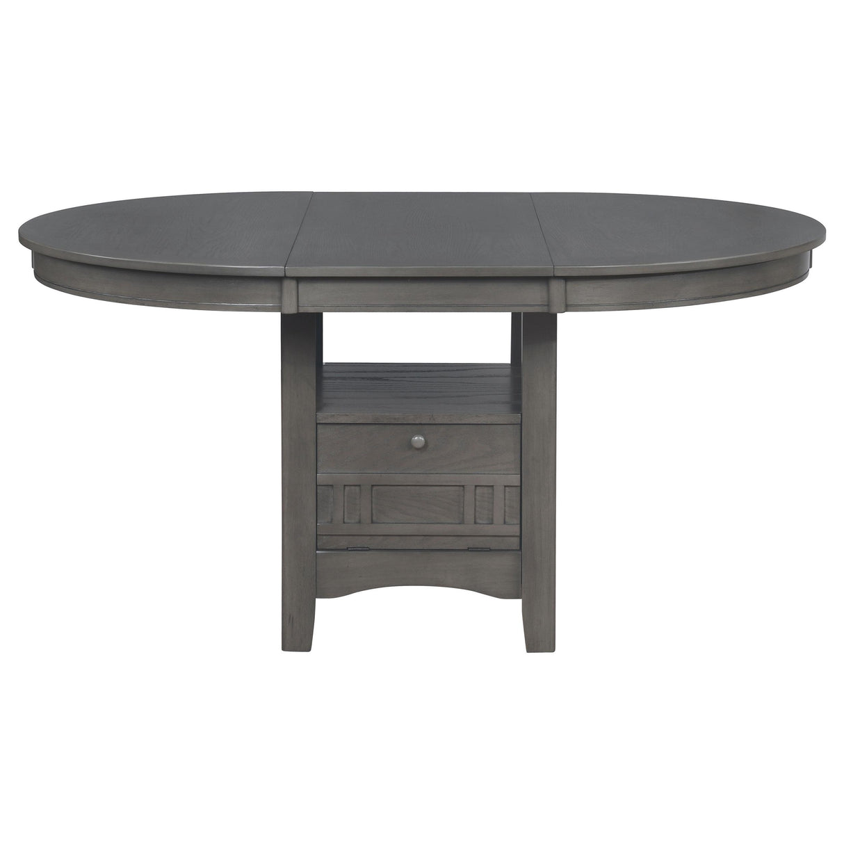 Lavon Medium Gray Dining Table with Storage from Coaster - Luna Furniture