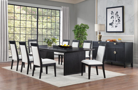 Brookmean Gray and Black Dining Chair, Set of 2 from Coaster - Luna Furniture