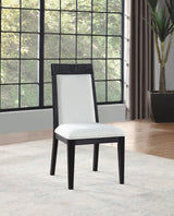 Brookmean Gray and Black Dining Chair, Set of 2 from Coaster - Luna Furniture