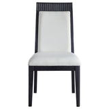 Brookmean Gray and Black Dining Chair, Set of 2 from Coaster - Luna Furniture