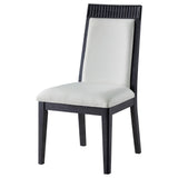Brookmean Gray and Black Dining Chair, Set of 2 from Coaster - Luna Furniture
