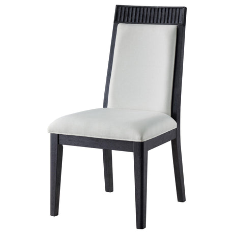 Brookmean Gray and Black Dining Chair, Set of 2 from Coaster - Luna Furniture