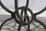 Aviano Gunmetal Dining Table Base from Coaster - Luna Furniture