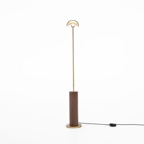 Astrid Floor Lamp in Dark Walnut from Four Hands - Luna Furniture