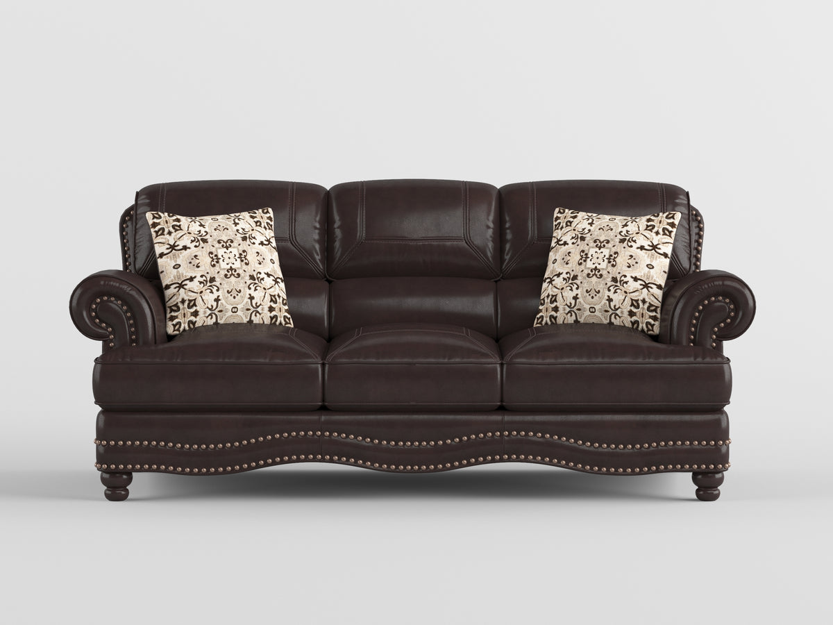 9268BRW-3 Sofa from Homelegance - Luna Furniture