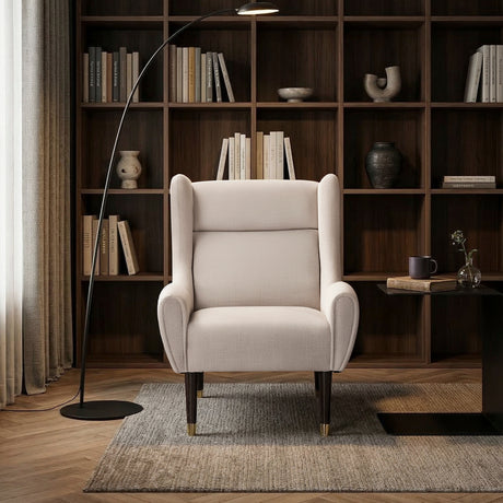 Greta Beige Accent Chair from Homelegance - Luna Furniture