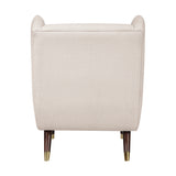 Cutler White Accent Chair from Homelegance - Luna Furniture