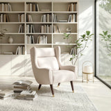 Greta Beige Accent Chair from Homelegance - Luna Furniture