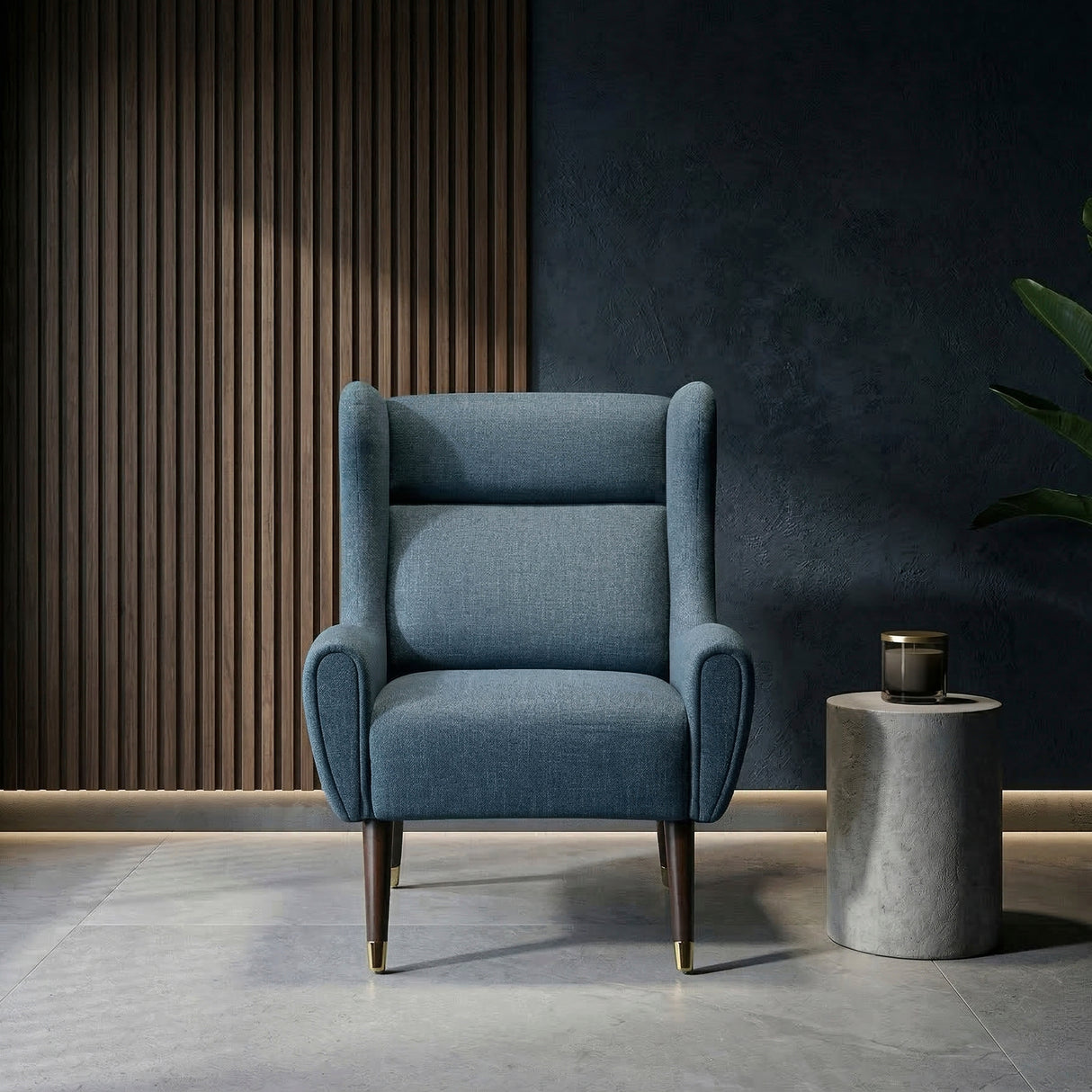 Greta Blue Accent Chair from Homelegance - Luna Furniture