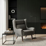 Greta Dark Gray Accent Chair from Homelegance - Luna Furniture