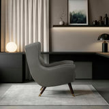 Greta Dark Gray Accent Chair from Homelegance - Luna Furniture