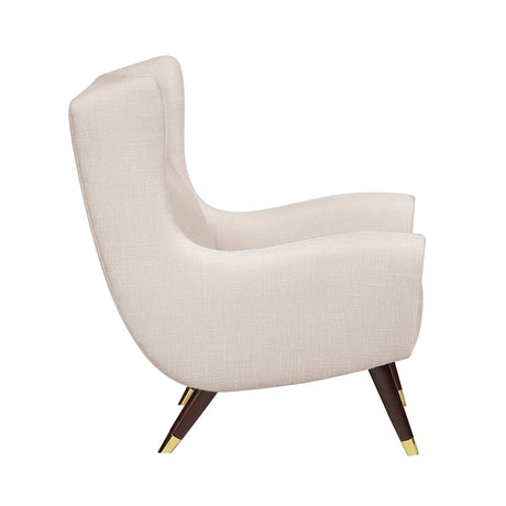 Greta Beige Accent Chair from Homelegance - Luna Furniture
