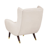 Greta Beige Accent Chair from Homelegance - Luna Furniture
