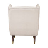 Greta Beige Accent Chair from Homelegance - Luna Furniture