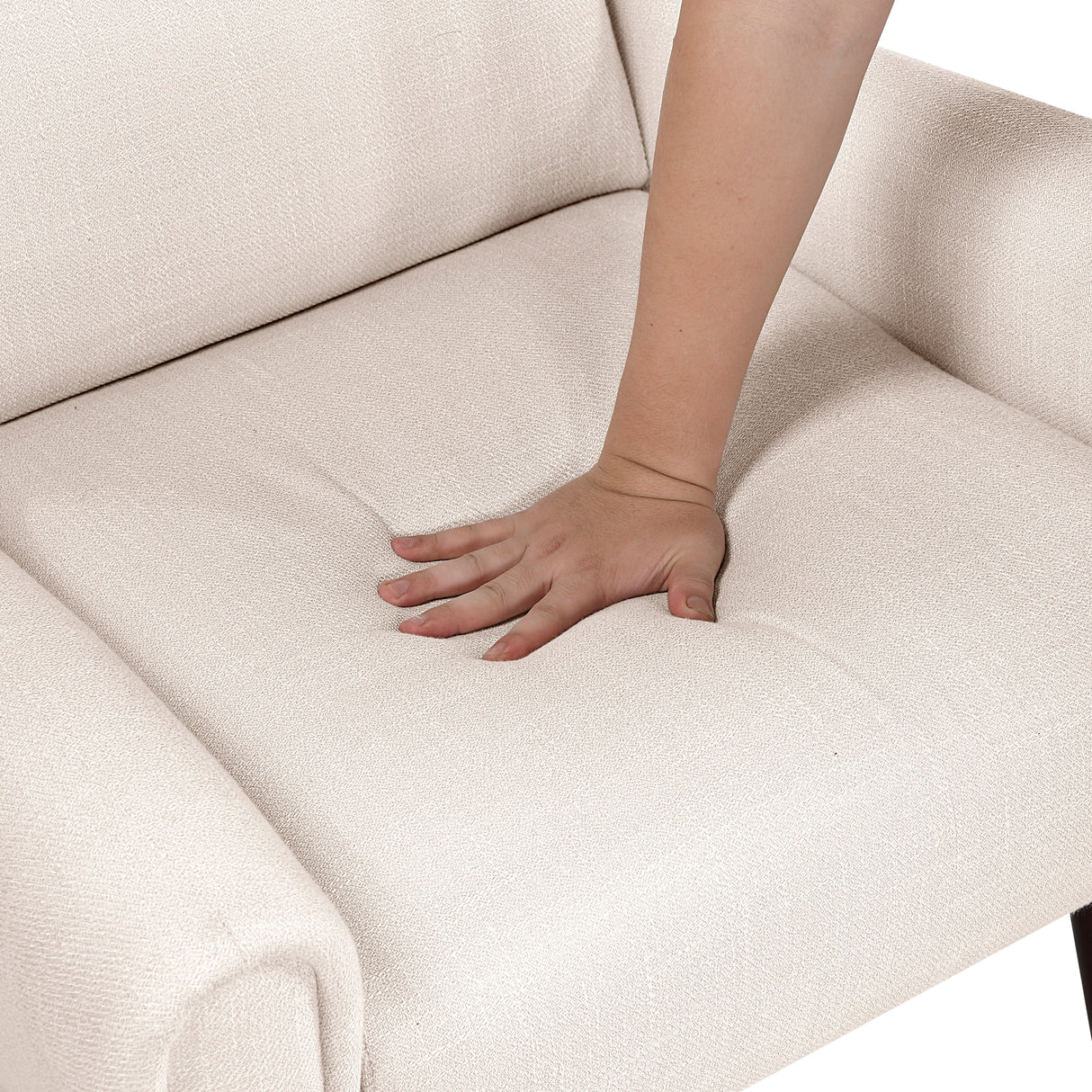 Greta Beige Accent Chair from Homelegance - Luna Furniture