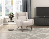 Greta Beige Accent Chair from Homelegance - Luna Furniture