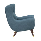 Greta Blue Accent Chair from Homelegance - Luna Furniture