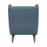 Greta Blue Accent Chair from Homelegance - Luna Furniture