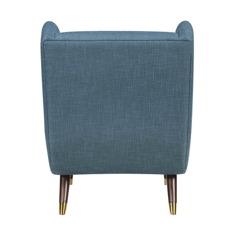 Greta Blue Accent Chair from Homelegance - Luna Furniture