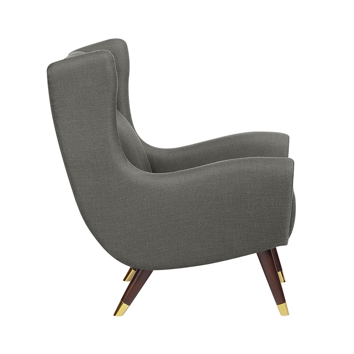 Greta Dark Gray Accent Chair from Homelegance - Luna Furniture