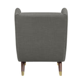 Greta Dark Gray Accent Chair from Homelegance - Luna Furniture