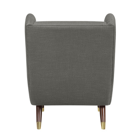 Greta Dark Gray Accent Chair from Homelegance - Luna Furniture