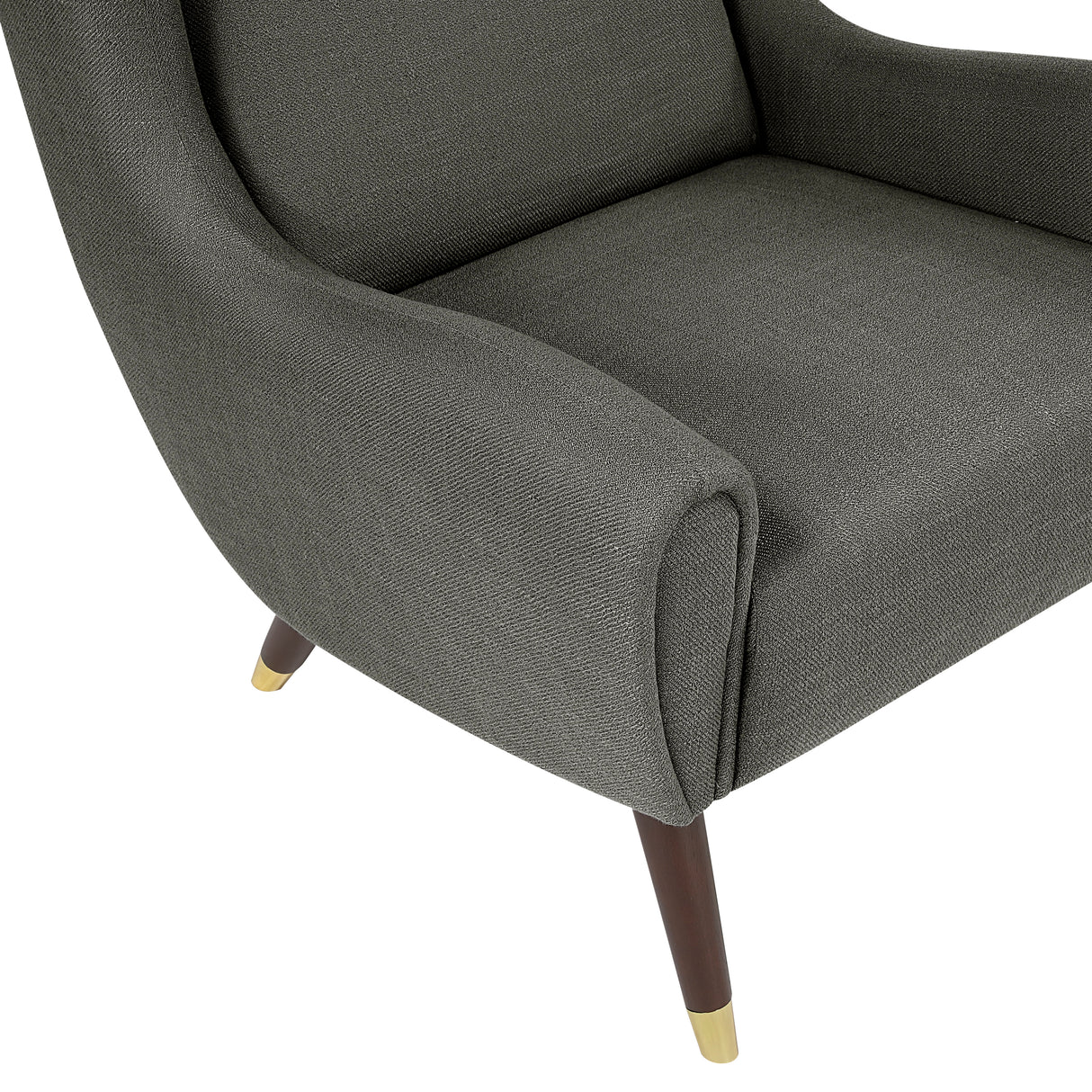 Greta Dark Gray Accent Chair from Homelegance - Luna Furniture