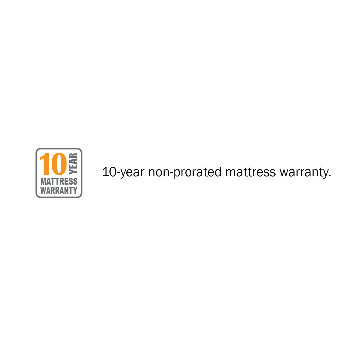 MT-G10ET White 10" TWIN XL GEL-INFUSED MEMORY FOAM MATTRESS from Homelegance - Luna Furniture