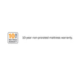 MT-G10ET White 10" TWIN XL GEL-INFUSED MEMORY FOAM MATTRESS from Homelegance - Luna Furniture