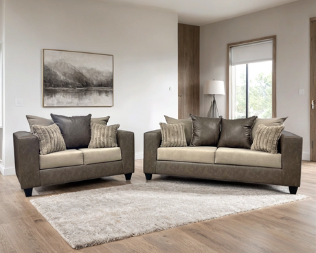 Ballater Latte Sofa & Loveseat Set from Happy Homes - Luna Furniture