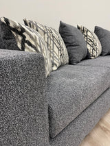 Monroe Steel Gray Sofa and Loveseat from Happy Homes - Luna Furniture
