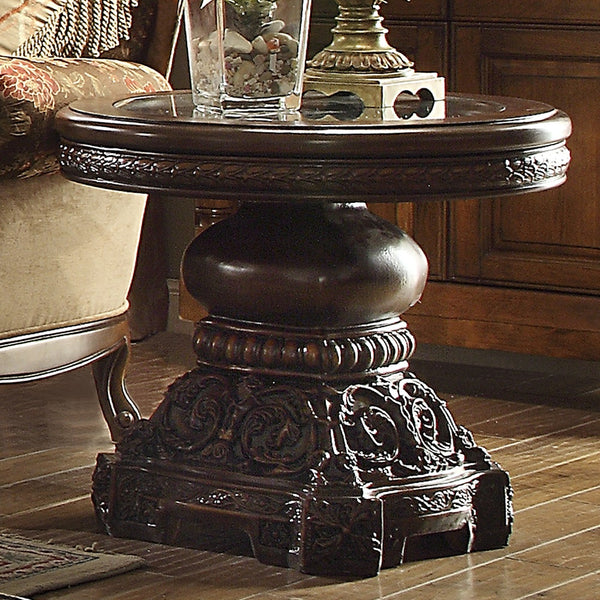 HD-1100 Dark Red Mahogany End Table