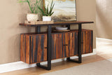 Ditman Gray Sheesham 4-Door Solid Wood Sideboard Buffet from Coaster - Luna Furniture
