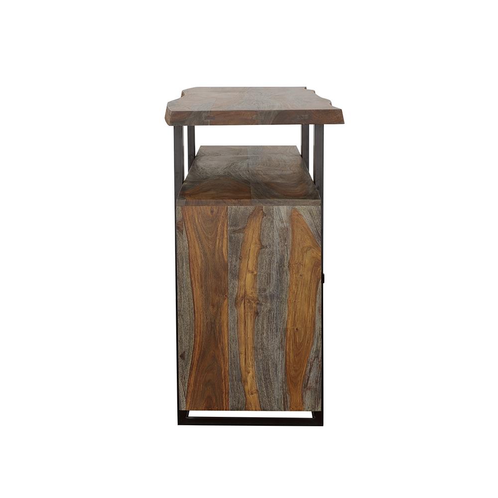 Ditman Gray Sheesham 4-Door Solid Wood Sideboard Buffet from Coaster - Luna Furniture